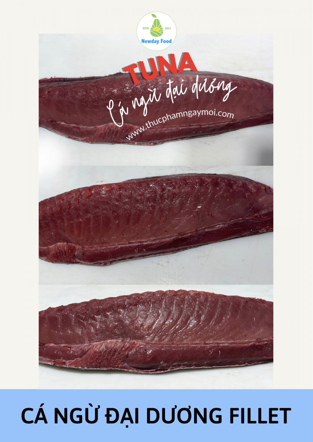 CÁ NGỪ ĐẠI DƯƠNG PHI LÊ - TUNA FILLET LOIN