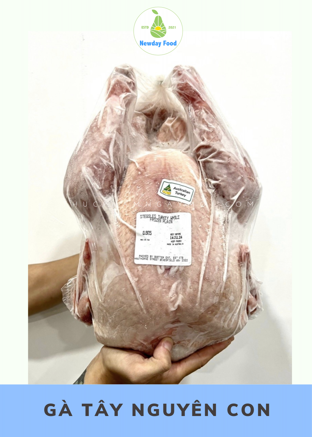 GÀ TÂY NGUYÊN CON - FROZEN WHOLE TURKEY